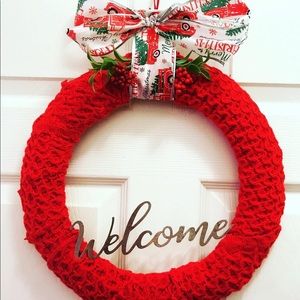 Sweater wreath
